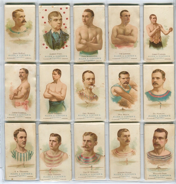 N28 Allen & Ginter World's Champions - First Series Complete set of (50)