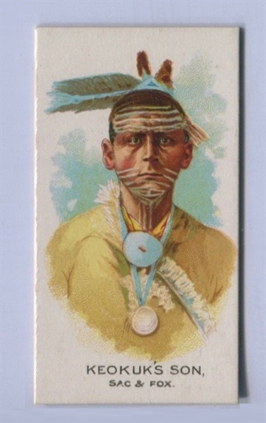 N2 Allen & Ginter Indians Keokuk's Son