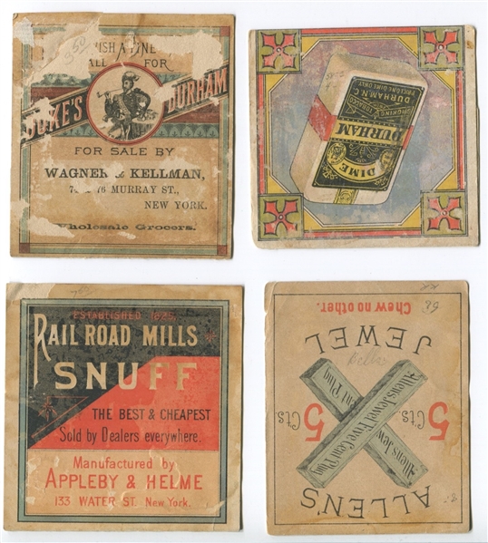 19th Century Metamorphic Cards lot of (4)