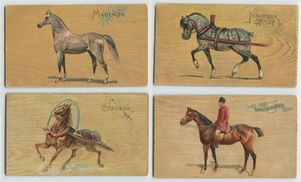 N101 Duke Tobacco Breeds of Horses complete set of (25) Cards