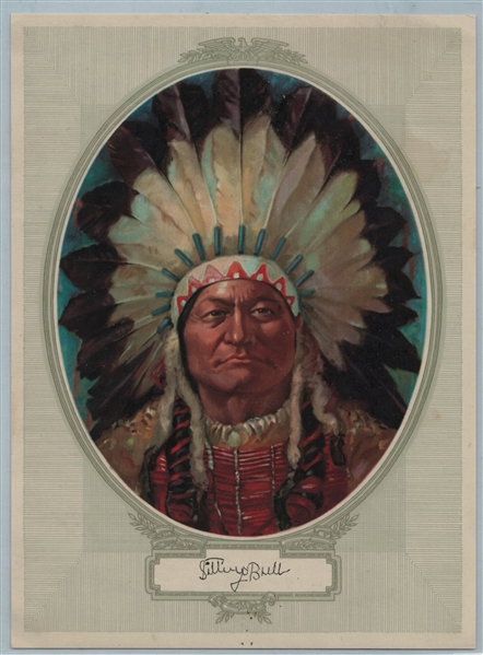 1935 Post Cereal Famous Americans #12 Sitting Bull