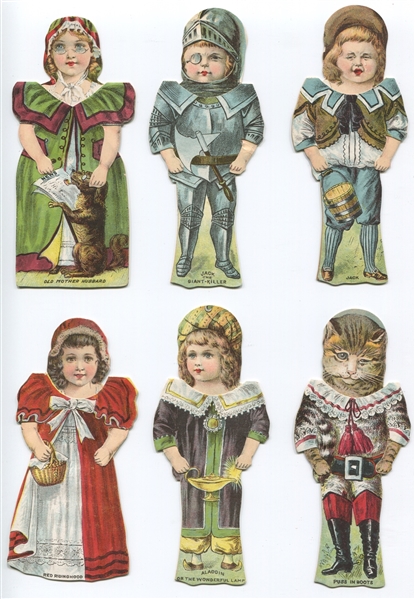 Phenomenal turn of the century Stollwerck's Cocoa and Chocolate Paper Doll Complete set of (16)