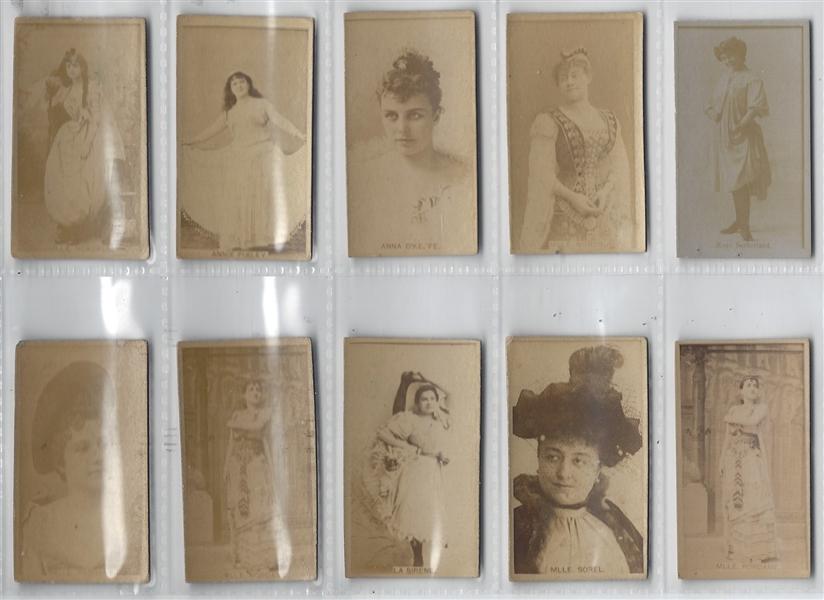 N245 Kinney Sweet Caporal Actress Lot of (100) Cards - Lot 1