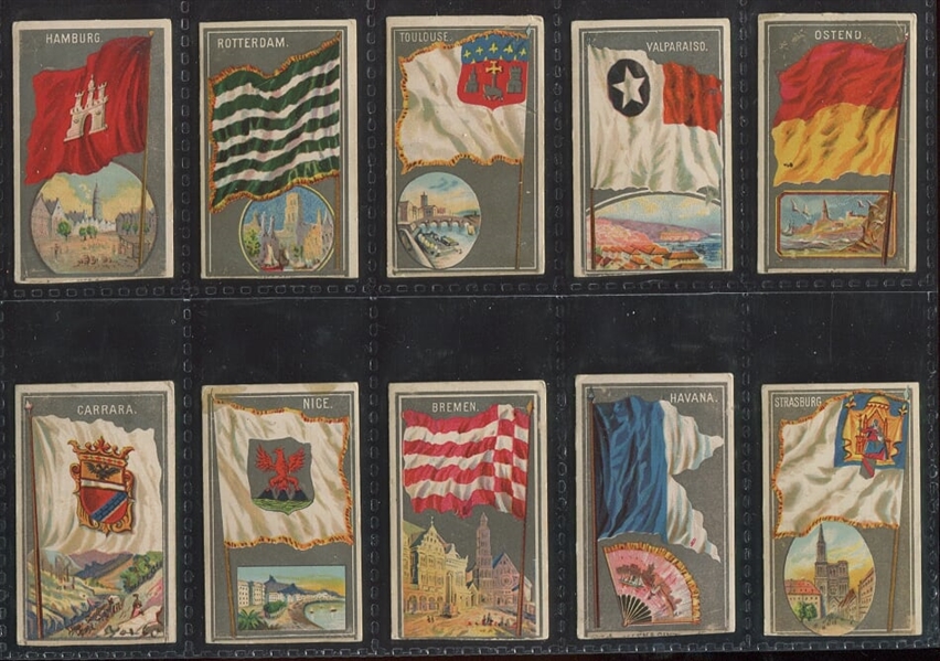 Mixed lot of (67) Allen & Ginter Flags - N6, N10 and N17