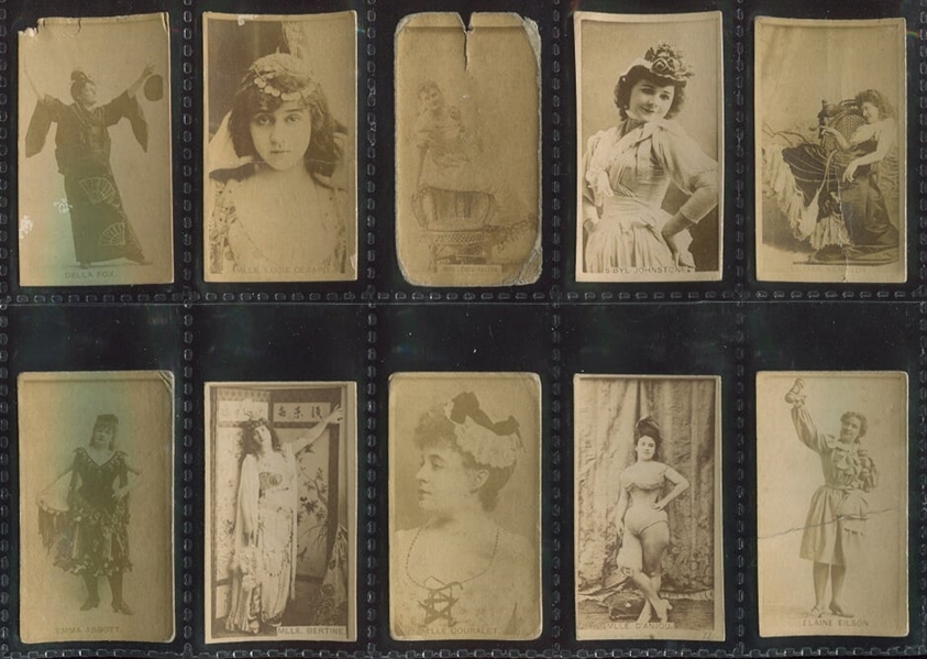 N245 Kinney Sweet Caporal Actress Lot of (100) Cards - Lot 2