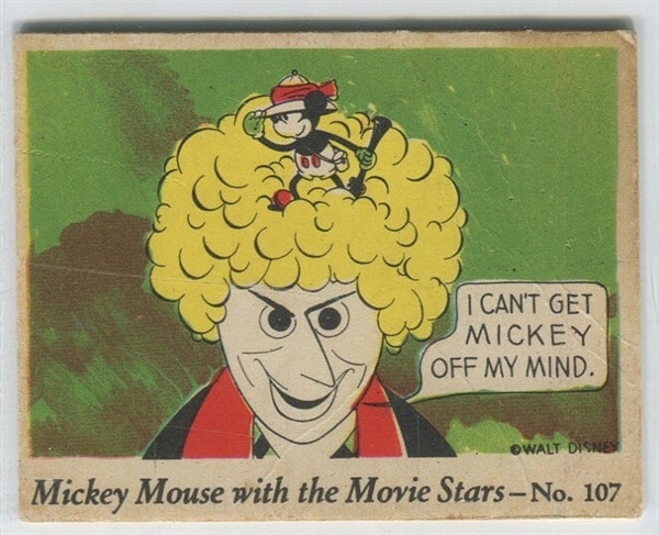 R90 Mickey Mouse and the Movie Stars #107 - Harpo Marx