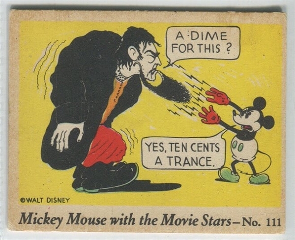R90 Mickey Mouse and the Movie Stars #111 - Lionel Barrymore