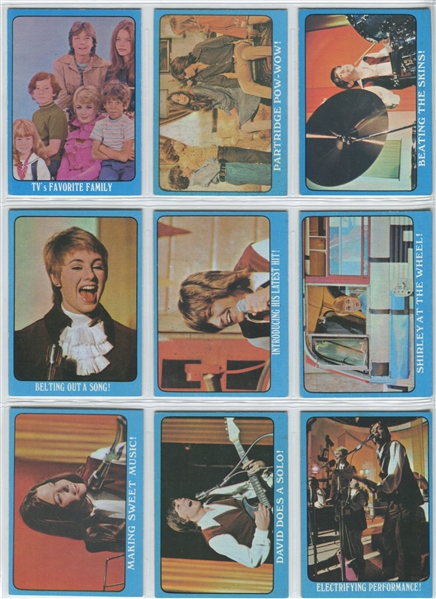 1971 Topps Partridge Family Complete Set of (55) Cards