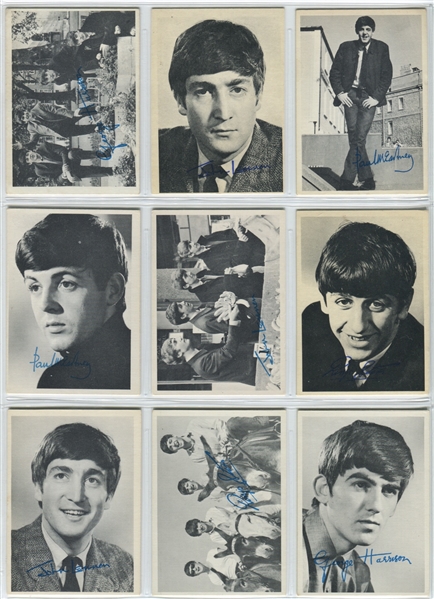 1964 Topps Beatles Black and White Series 1 Complete Set of (60) Cards