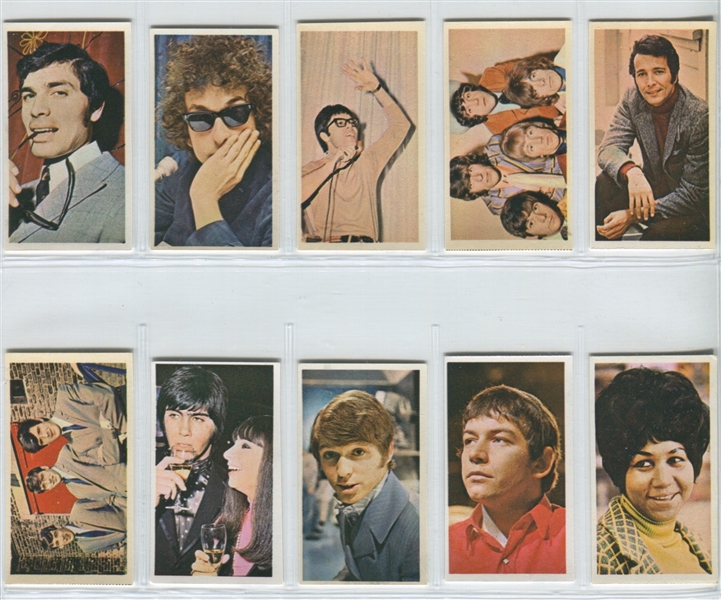 1969 Lyons Maid (UK) Pop Stars Complete Set of (40) w/Bob Dylan