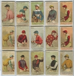 N22 Allen & Ginter Jockeys lot of (35) cards
