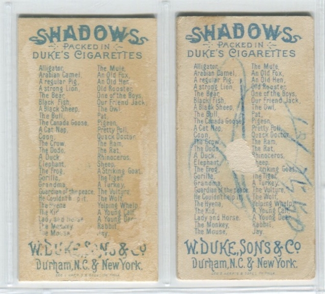 N87 Duke Tobacco Shadows Partial Set (32/50)