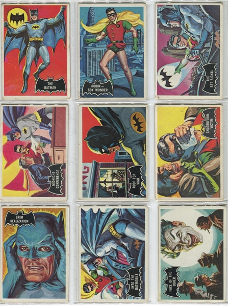 1966 Topps Batman Black Bat set of (66) Cards