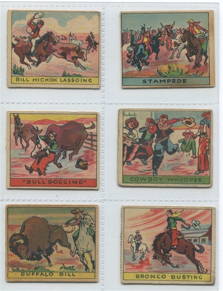 R128-2 Western Strip Cards Complete Set of (48)