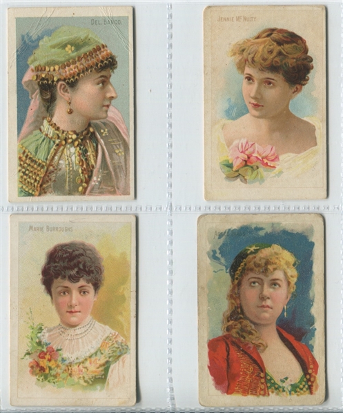 N532C Whalen & Co Actresses Lot of (4) Cards