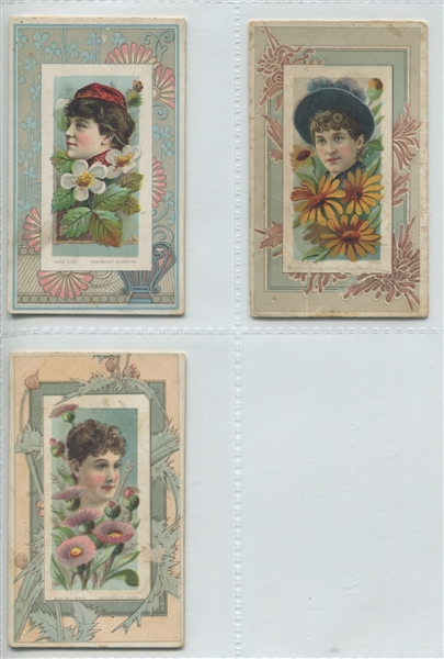 N106 Duke's Tobacco Fairest Flowers Lot of (11) Cards