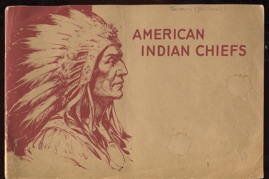 Krug's Bakery American Indian Chiefs Album and Complete Card Set