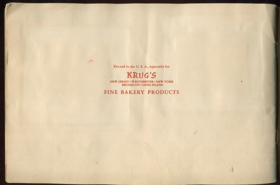 Krug's Bakery American Indian Chiefs Album and Complete Card Set