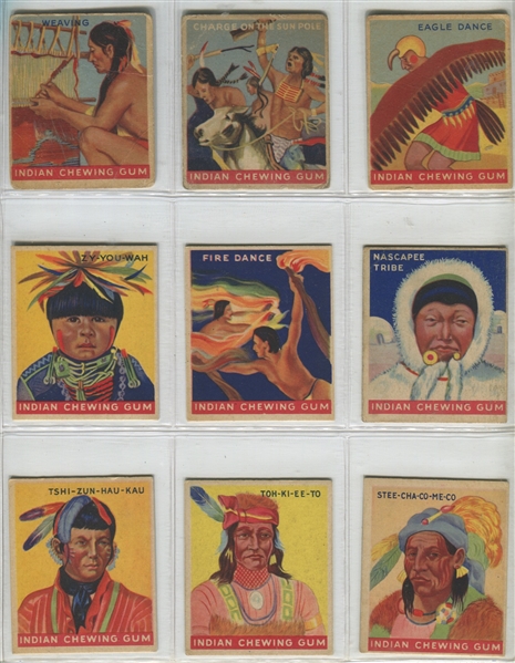 1947 R773 Goudey Indians Complete Set of (96) Cards