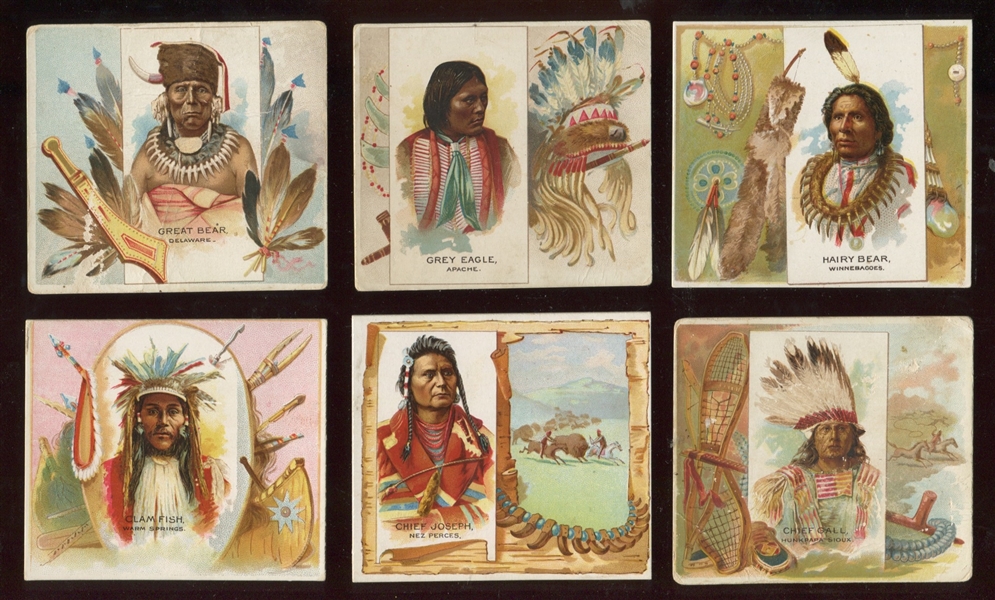N36 Allen & Ginter's Famous American Indians Complete Set of (50) Cards