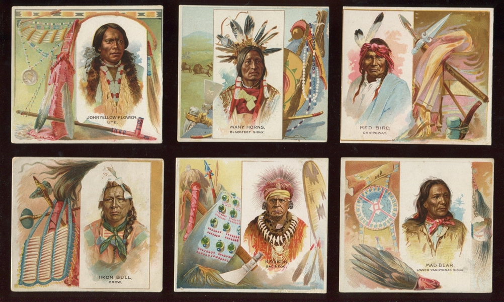 N36 Allen & Ginter's Famous American Indians Complete Set of (50) Cards