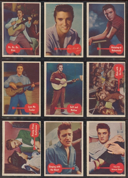1956 Topps Elvis Complete High Grade Set of (66) Cards