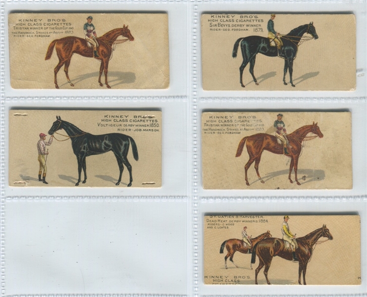 N230 Kinney Tobacco English Horses Complete Set of (25) Cards