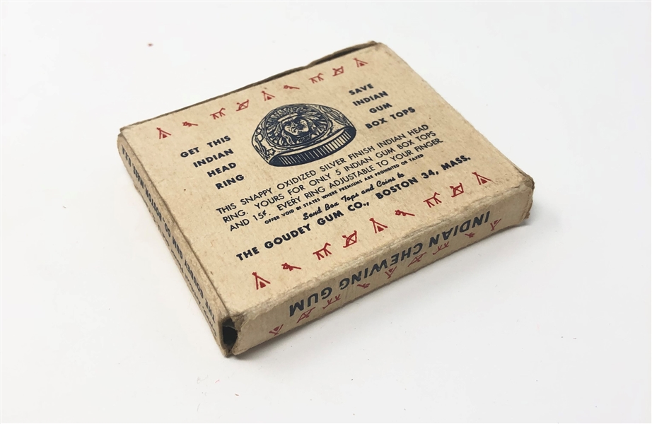 Goudey Indian Gum Individual Five Cent Box