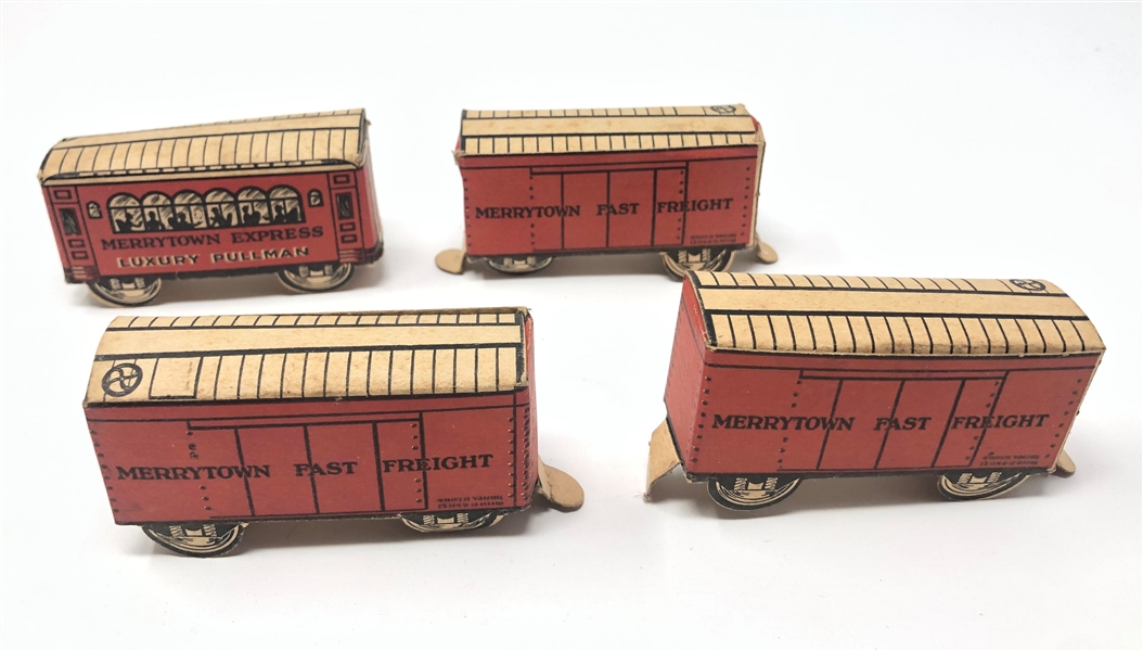 Great Lot of (4) Brody Novelty Candy Small Train Car Boxes