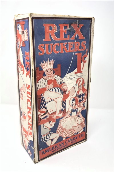 Phenomenal American Candy Company Rex Suckers Box