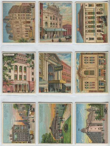 T108 Between the Acts Little Cigars Theatres Old and New Complete Set of (50) Cards