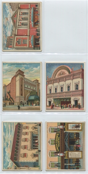 T108 Between the Acts Little Cigars Theatres Old and New Complete Set of (50) Cards