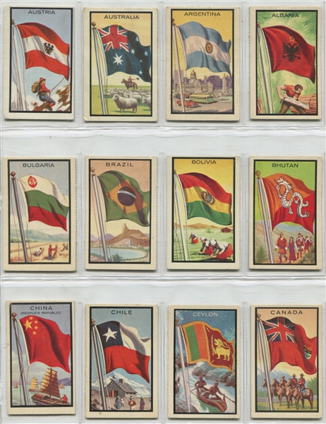 1963 Topps Flag Midgee Complete Set of (99) Cards