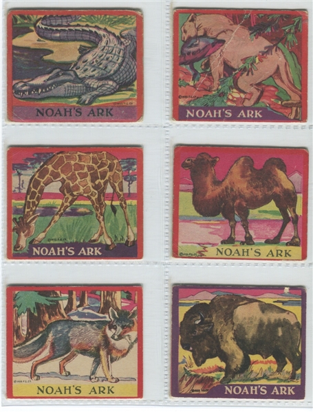 R100 Flatbush Gum Noah's Ark Near Set of (18/24) Cards