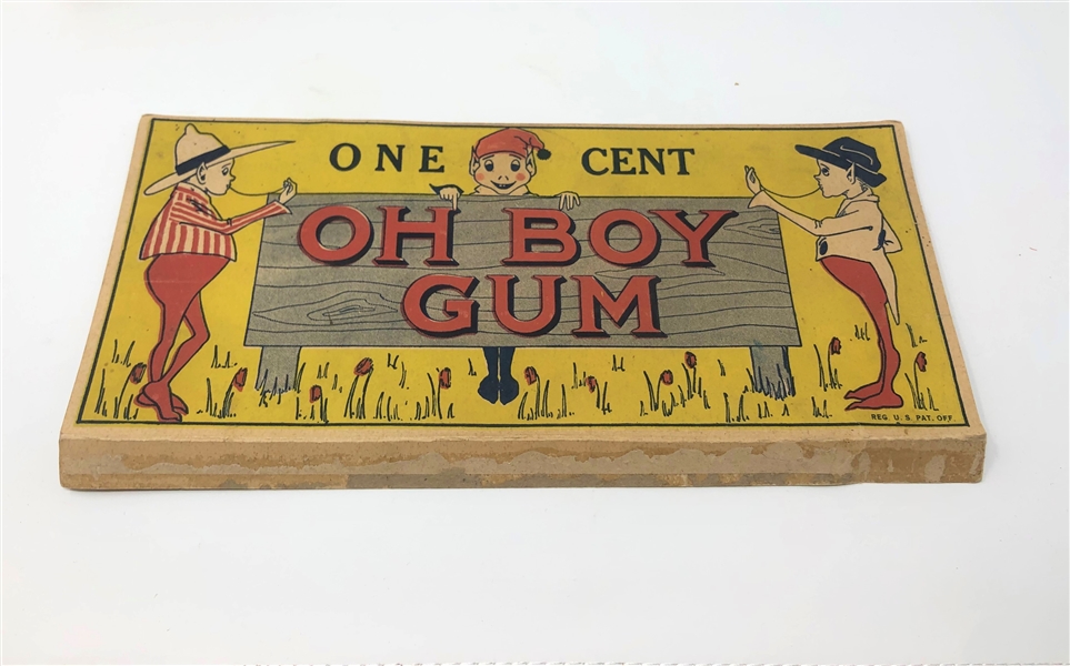 Fantastic Goudey Oh Boy Gum Point of Sale Box