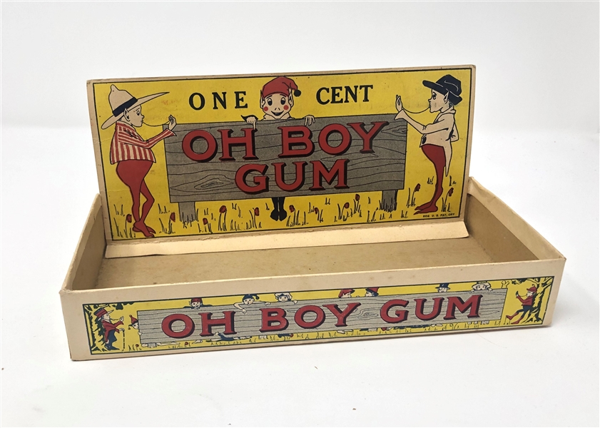 Fantastic Goudey Oh Boy Gum Point of Sale Box