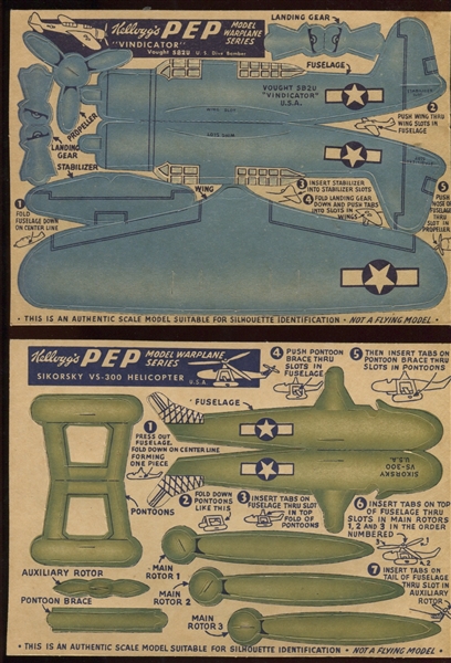 F273-18 Kellogg's Cereal Modern Warplane Series Near Complete Set (26/28)