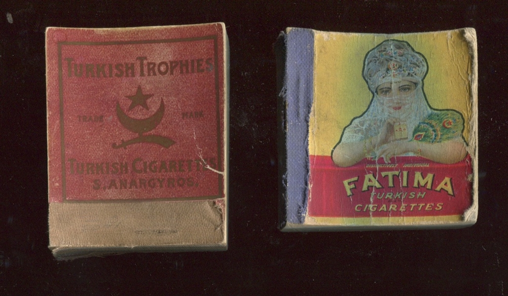 T301/T302 Turkish Trophies and Fatima Flip Book Lot of (2) Books