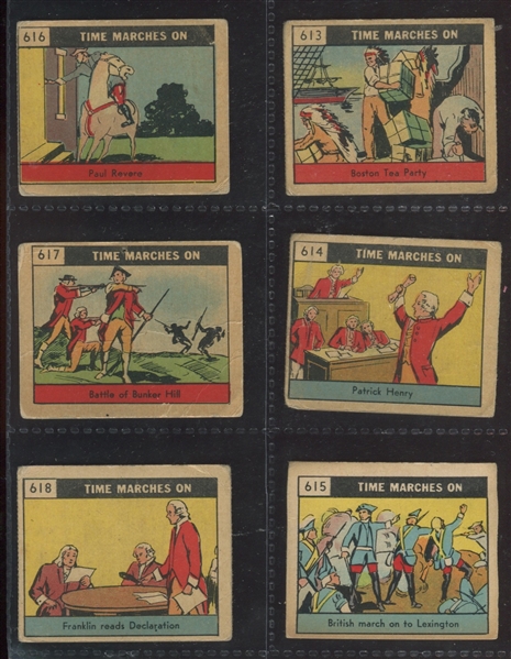 R150 Time Marches on Complete Set of (48) Cards