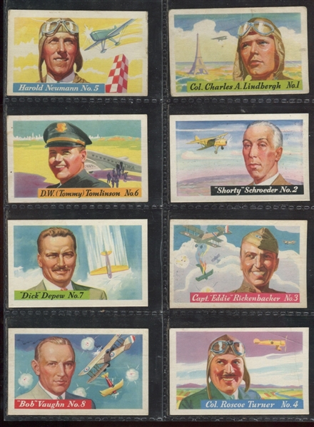 F277-4 Heinz Rice Flakes Aviators Complete Set of (25) Cards