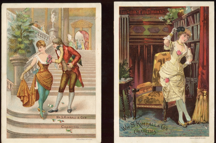 W.S. Kimball Advertising Trade Card Lot of (8)