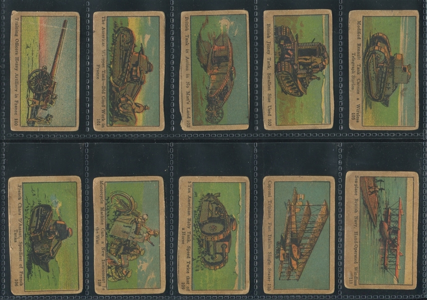 W545 Military Strip Card Lot of (20) Cards