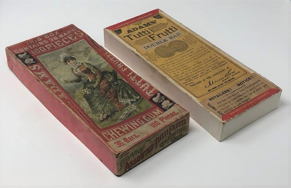 Fantastic Turn of the Century Tutti Frutti Ornate Chewing Gum Box