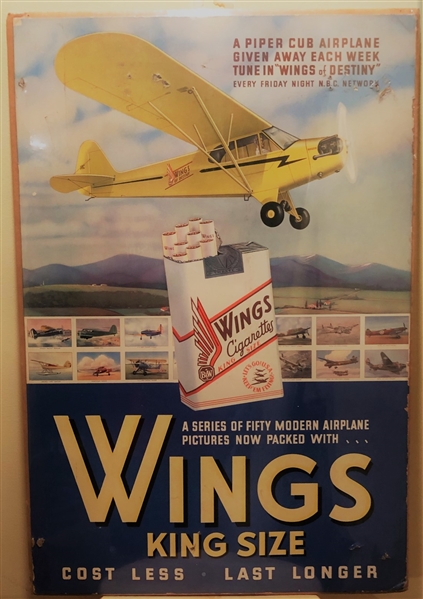 Fantastic Wings Cigarettes Banner