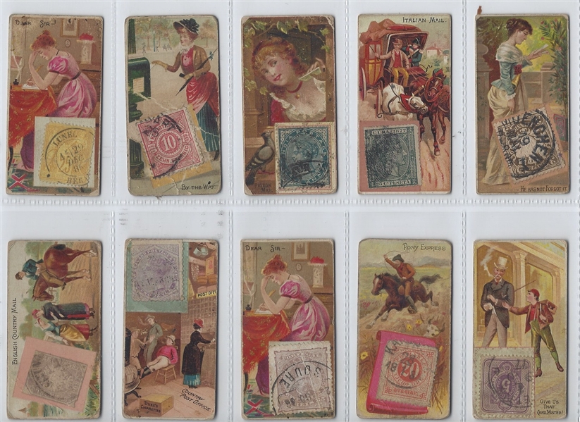 N85 Duke Tobacco Postage Stamps Lot of (10) Cards