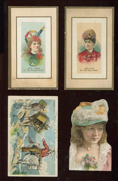 Mixed Lot of Oversized Duke Tobacco Cards With Sea Captains