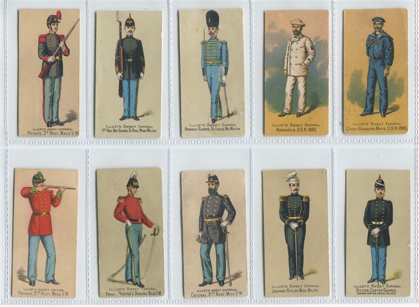 N224 Kinney Military Lot of (257) Mostly Different Cards