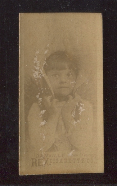 N619 Rex Cigarettes Type Card of Young Girl - Super Tough