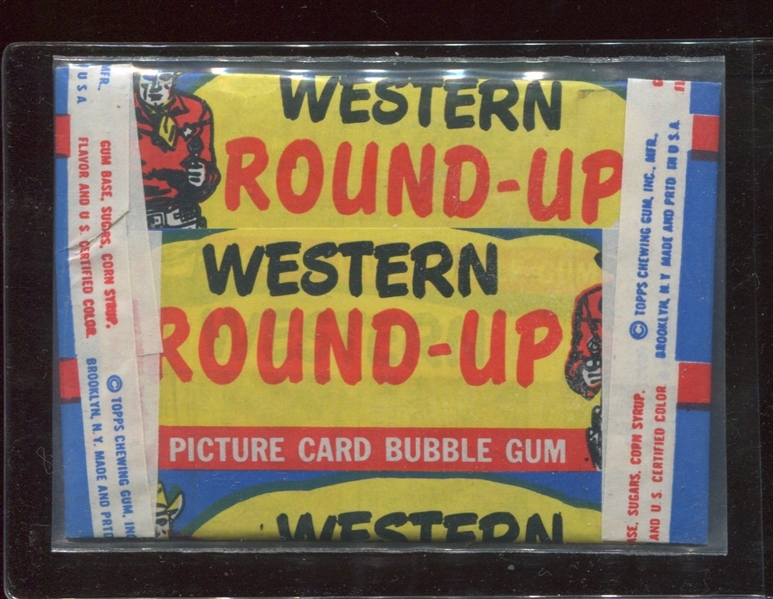 1956 Topps Round-Up One Cent Unopened Package