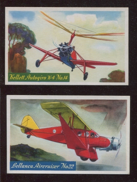 F277-1 Heinz Famous Airplanes High Grade Lot of (2) Cards